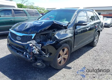 2013 Kia Sorento Ex V6 из США, поврежденный, VIN 5XYKUDA20DG374838